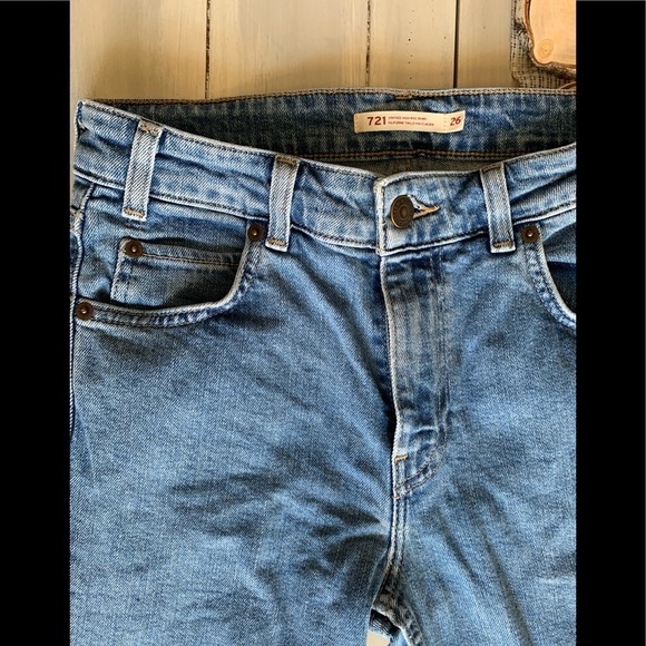 Levi’s jeans Style 721 vintage High rise Skinny - Picture 5 of 8